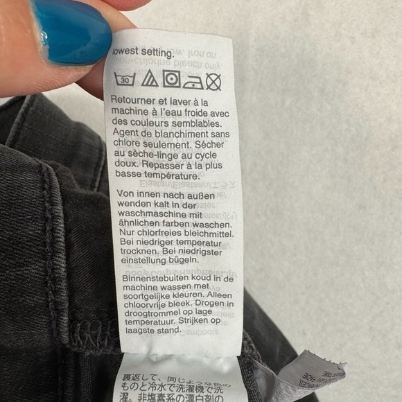 Madewell Jeans Womens 27 Faded Black 11" Skinny High Rise - Picture 8 of 14